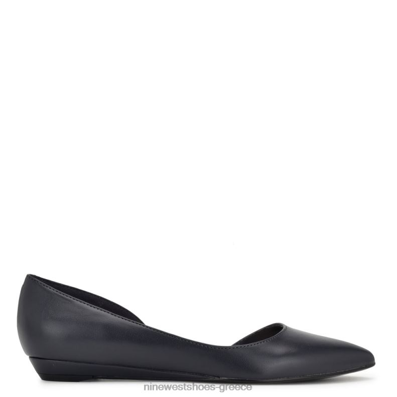 Nine West saige d'orsay flats 2JJ4N2272 γαλλικό ναυτικό