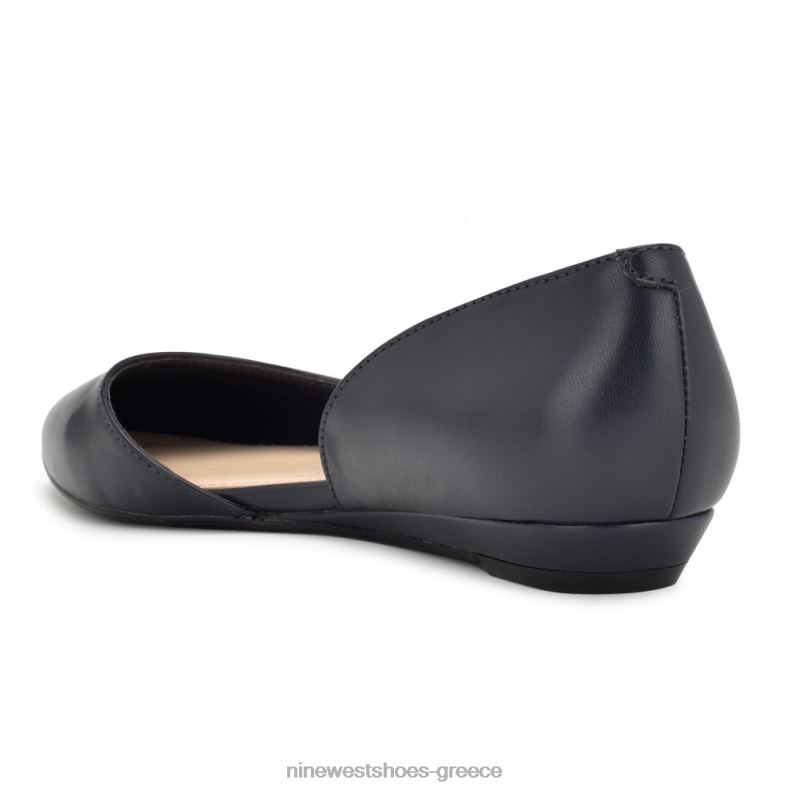 Nine West saige d'orsay flats 2JJ4N2272 γαλλικό ναυτικό