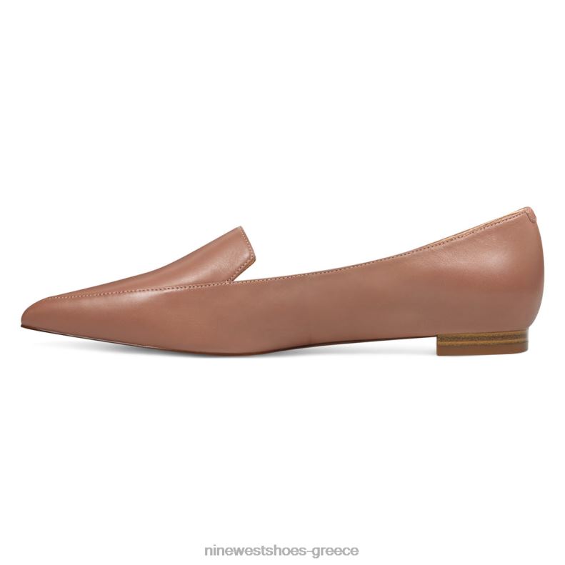 Nine West καπνιζόμενα διαμερίσματα 2JJ4N2383 μόλις γυμνό δέρμα