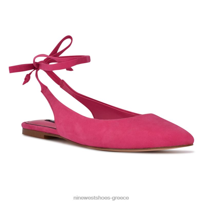 Nine West bop αστράγαλο wrap μυτερά toe flats 2JJ4N1920