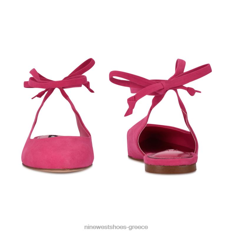 Nine West bop αστράγαλο wrap μυτερά toe flats 2JJ4N1920