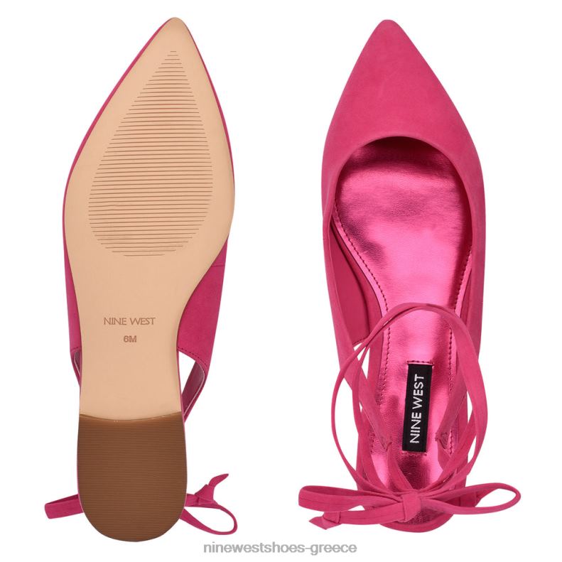 Nine West bop αστράγαλο wrap μυτερά toe flats 2JJ4N1920