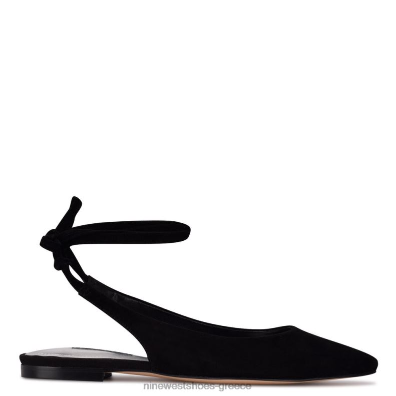 Nine West bop αστράγαλο wrap μυτερά toe flats 2JJ4N1921