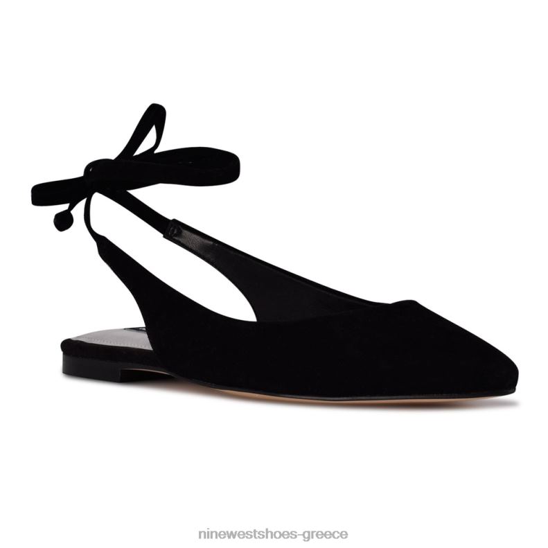 Nine West bop αστράγαλο wrap μυτερά toe flats 2JJ4N1921