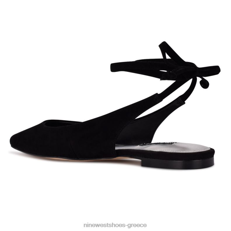 Nine West bop αστράγαλο wrap μυτερά toe flats 2JJ4N1921