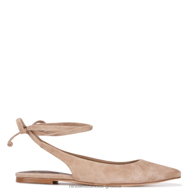 Nine West bop αστράγαλο wrap μυτερά toe flats 2JJ4N2252