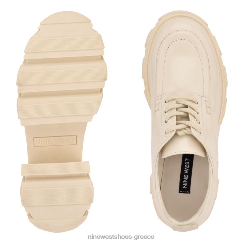 Nine West σόλα με τακούνι daniel oxford 2JJ4N2317 chic cream πατέντα