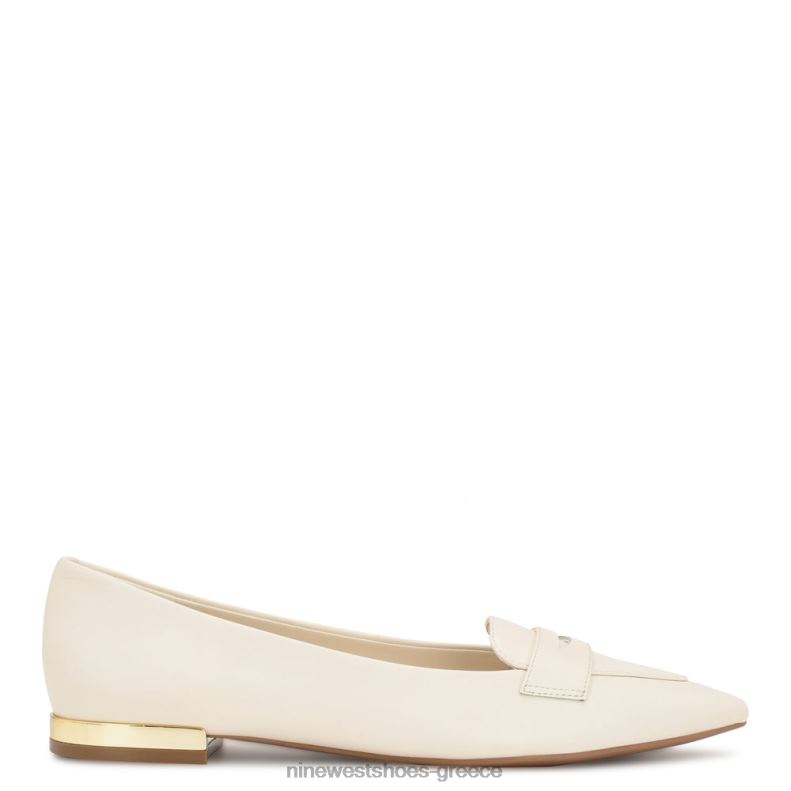 Nine West loafers με μυτερά μύτη λαλίν 2JJ4N2100 chic κρεμ δέρμα - Κάντε κλικ στην εικόνα για κλείσιμο