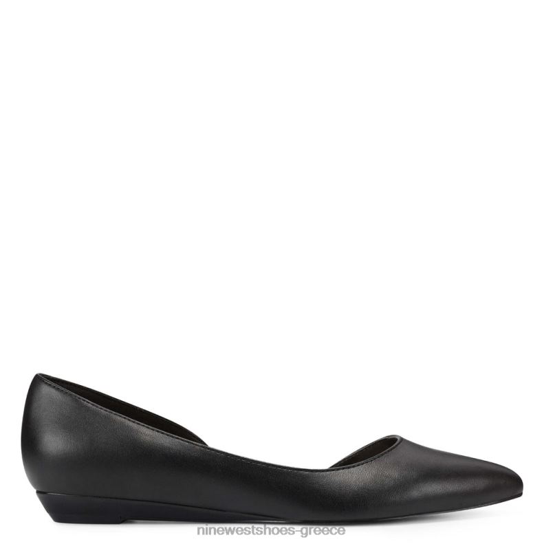 Nine West saige d'orsay flats 2JJ4N2278 μαύρος