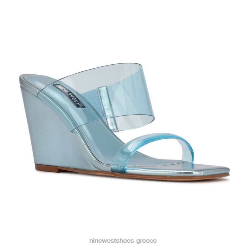 Nine West σανδάλια nats wedge 2JJ4N1915 μπλε