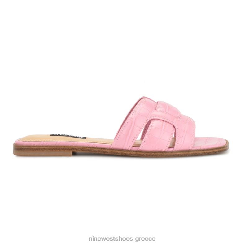 Nine West γερμανικά flat slide σανδάλια 2JJ4N30 μέτριο ροζ κρόκο