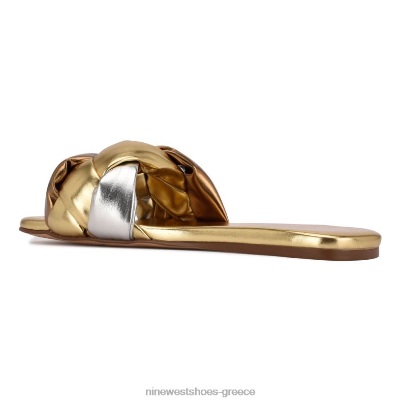 Nine West σανδάλια lula flat slide 2JJ4N104