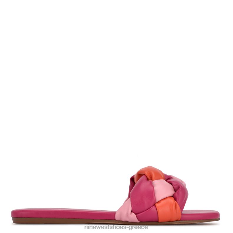 Nine West σανδάλια lula flat slide 2JJ4N106