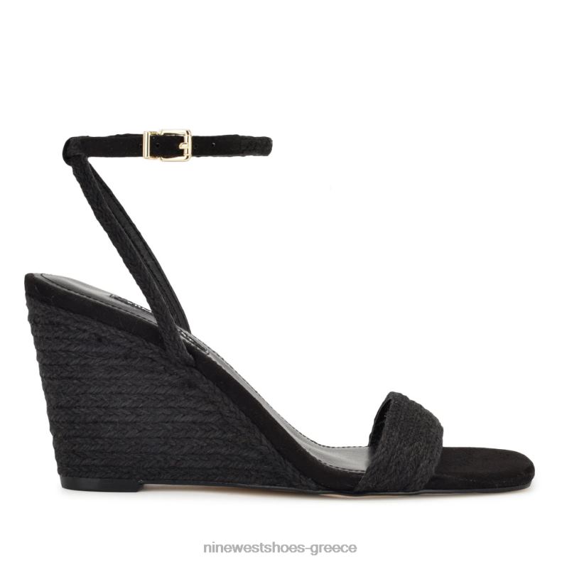 Nine West σανδάλια nile wedge 2JJ4N830 μαύρο υφαντό - Κάντε κλικ στην εικόνα για κλείσιμο