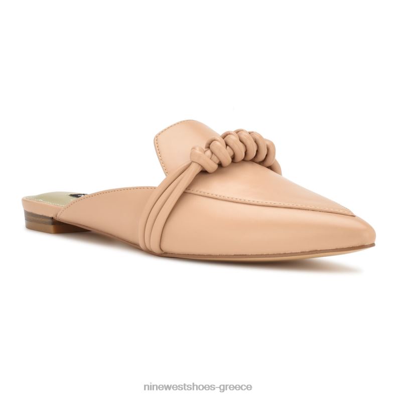 Nine West aliby flat mules 2JJ4N2092 ζεστό ρουζ