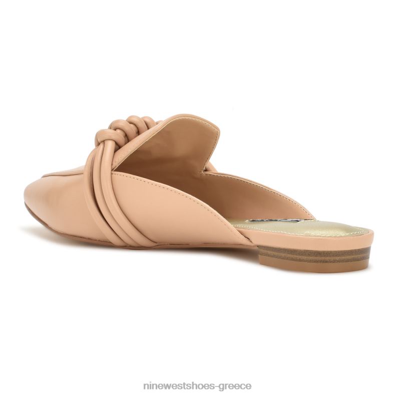 Nine West aliby flat mules 2JJ4N2092 ζεστό ρουζ