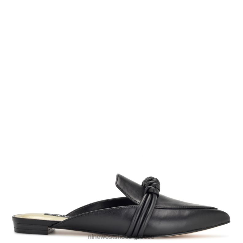 Nine West aliby flat mules 2JJ4N2107 μαύρος