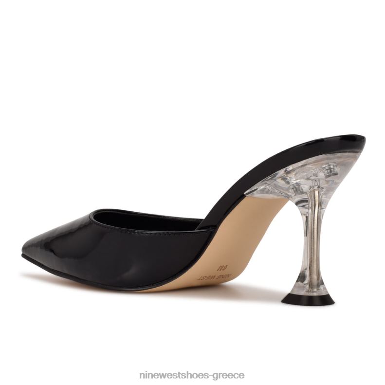 Nine West hott μυτερά μουλάρια 2JJ4N1243 μαύρος