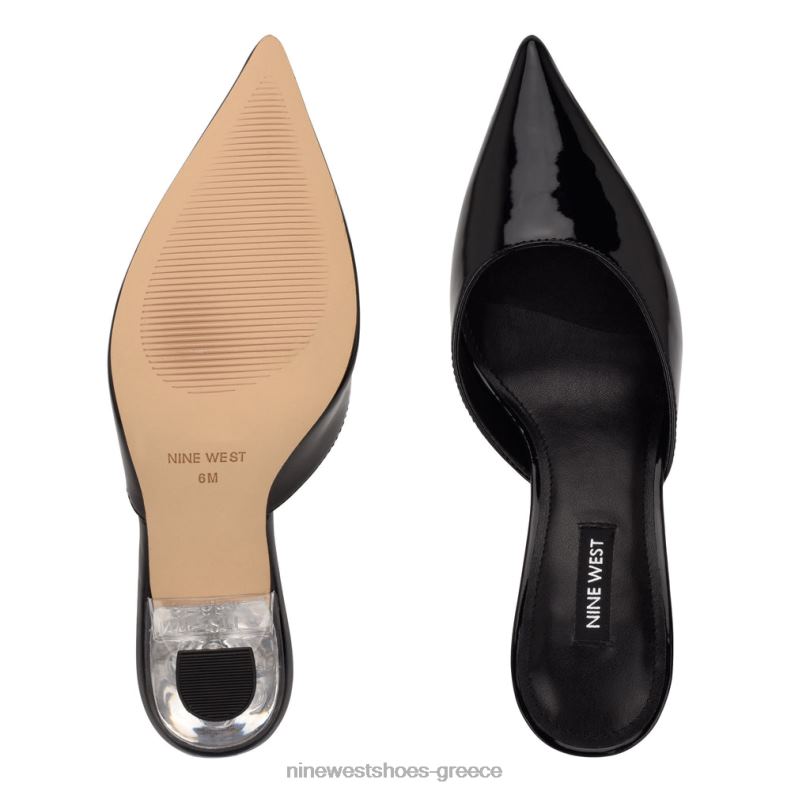 Nine West hott μυτερά μουλάρια 2JJ4N1243 μαύρος