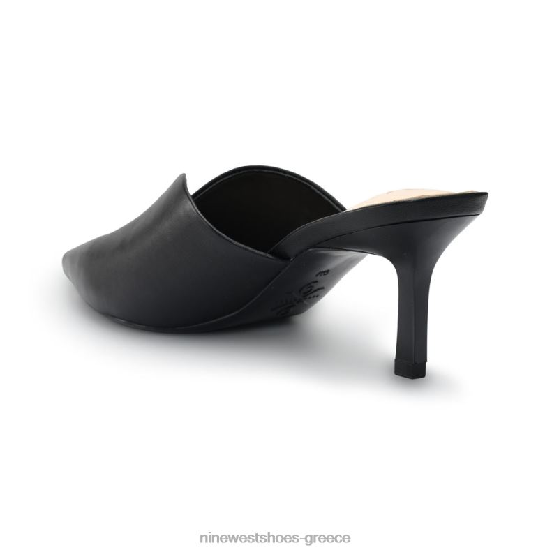 Nine West kapps 9x9 μυτερά μύλαρα 2JJ4N2161 μαύρο δέρμα