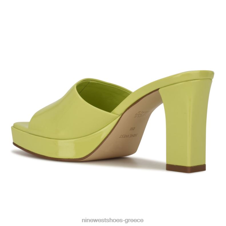 Nine West πέδιλα slide με τακούνι behot 2JJ4N1035