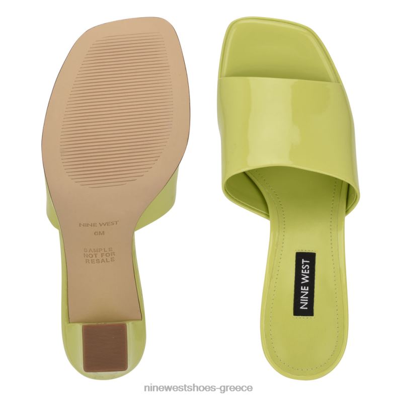 Nine West πέδιλα slide με τακούνι behot 2JJ4N1035