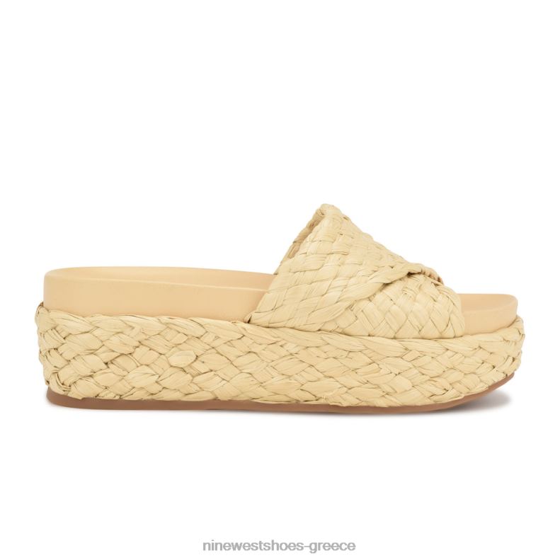 Nine West σανδάλια slide canni espadrille 2JJ4N647 φυσική ράφια - Κάντε κλικ στην εικόνα για κλείσιμο