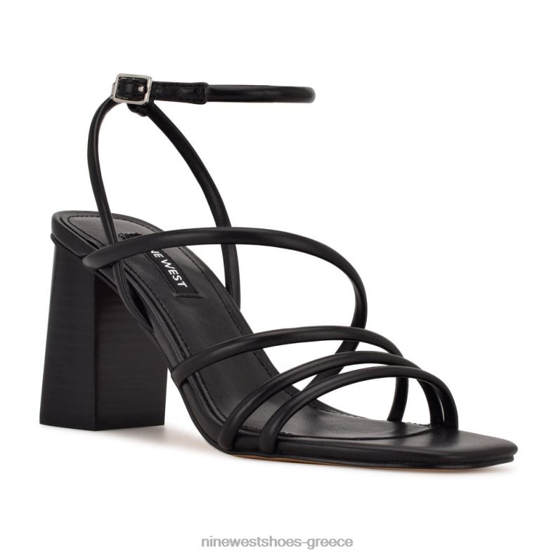 Nine West πέδιλα με τακούνι yeap 2JJ4N2254 μαύρος