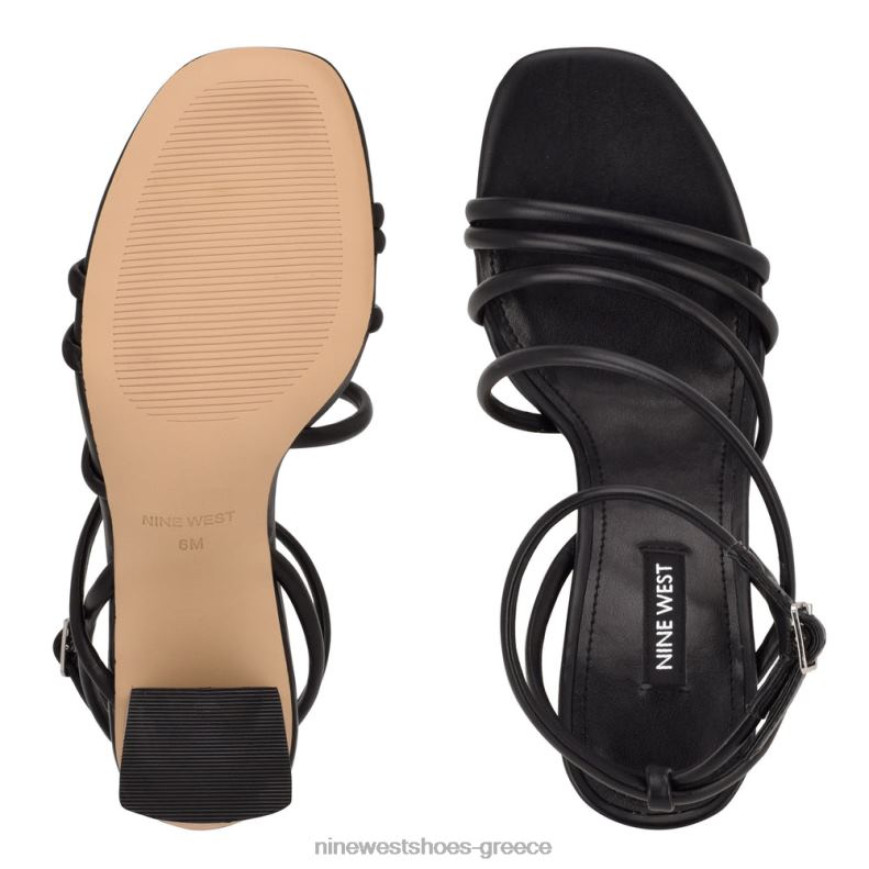 Nine West πέδιλα με τακούνι yeap 2JJ4N2254 μαύρος