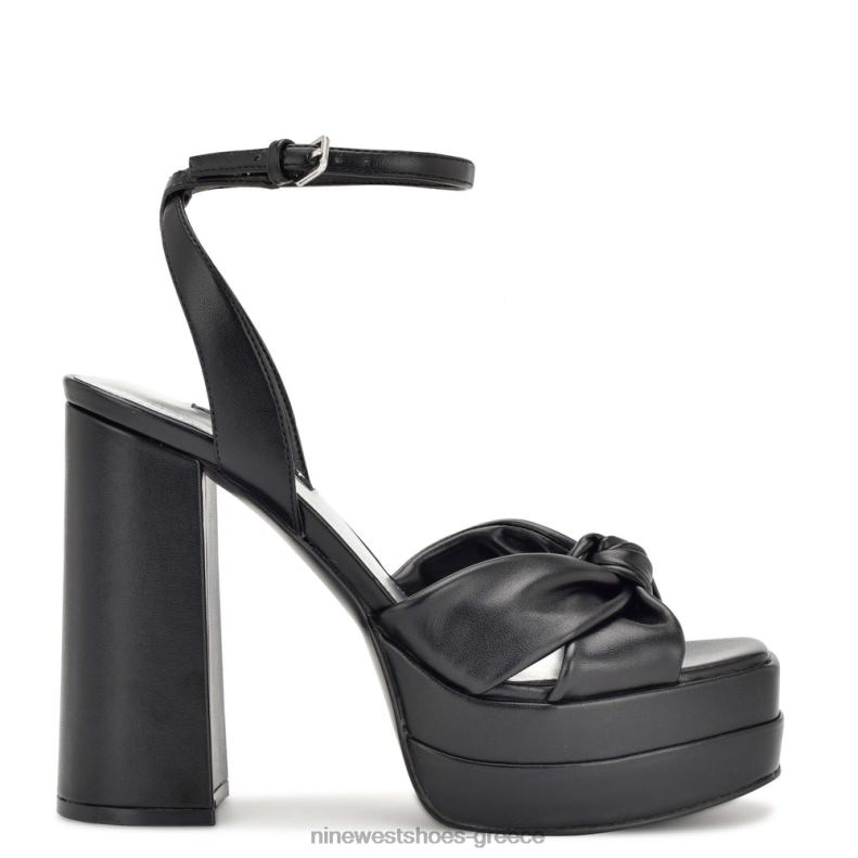 Nine West ζωντανά σανδάλια πλατφόρμας 2JJ4N1774 μαύρος