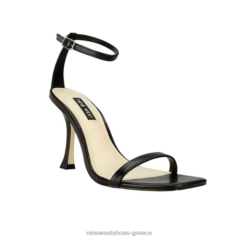 Nine West ναι σανδάλια με λουράκι στον αστράγαλο 2JJ4N438 μαύρη γάμπα