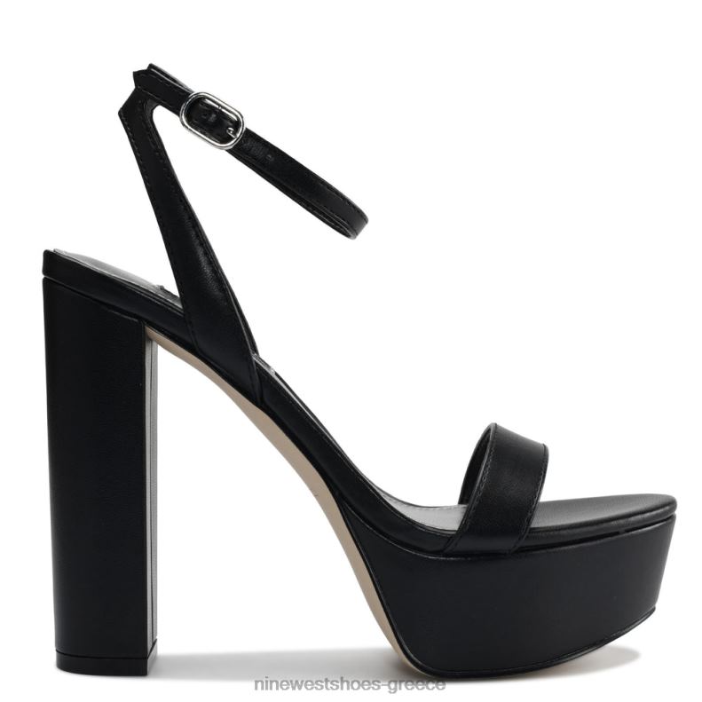 Nine West άγνωστα σανδάλια φορεμάτων πλατφόρμας 2JJ4N471 μαύρος - Κάντε κλικ στην εικόνα για κλείσιμο