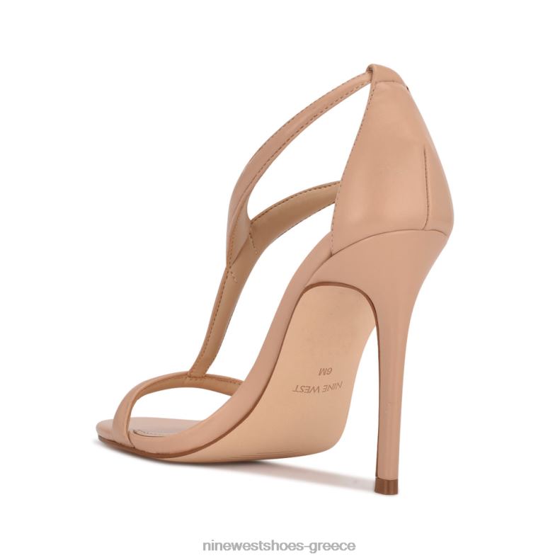 Nine West σανδάλια με φόρεμα με τακούνι 2JJ4N481 ζεστό ρουζ