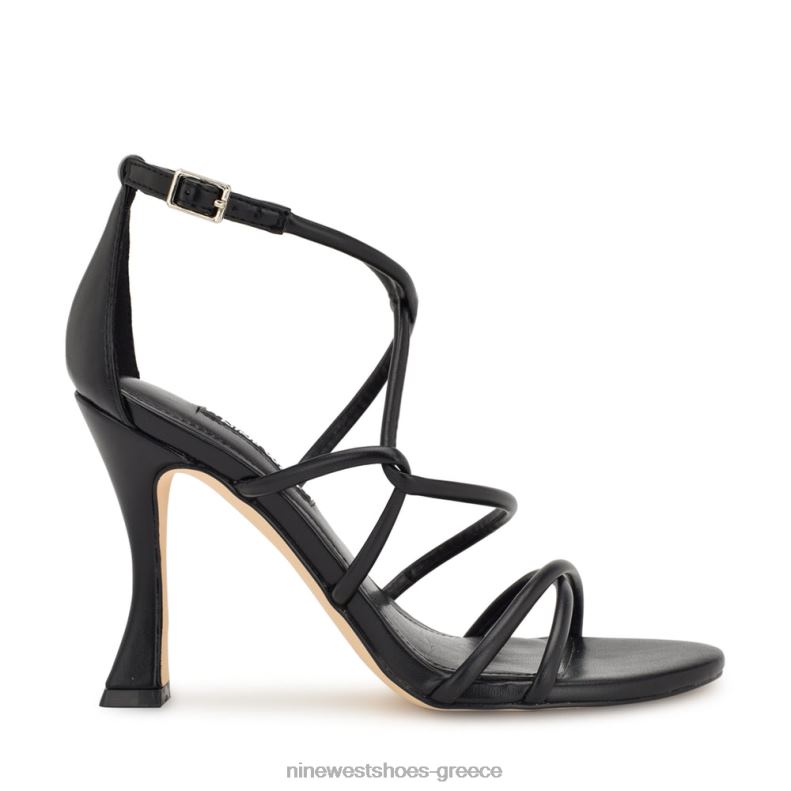 Nine West πέδιλα με τακούνι besasy 2JJ4N147 μαύρος