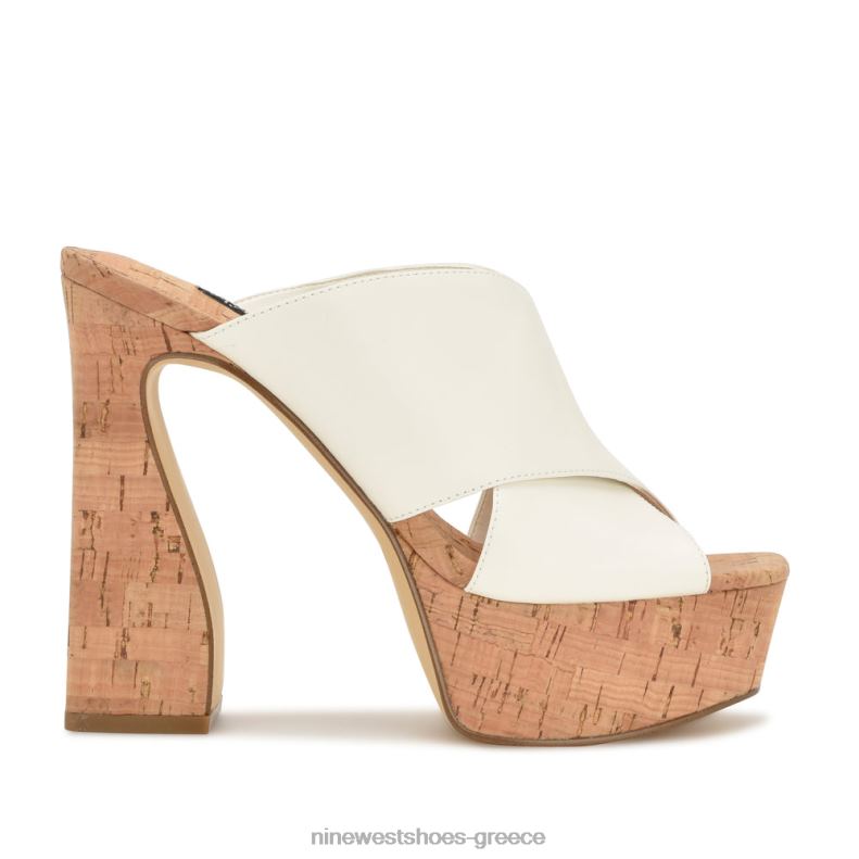 Nine West σανδάλια πλατφόρμα girlz 2JJ4N177 άσπρο - Κάντε κλικ στην εικόνα για κλείσιμο