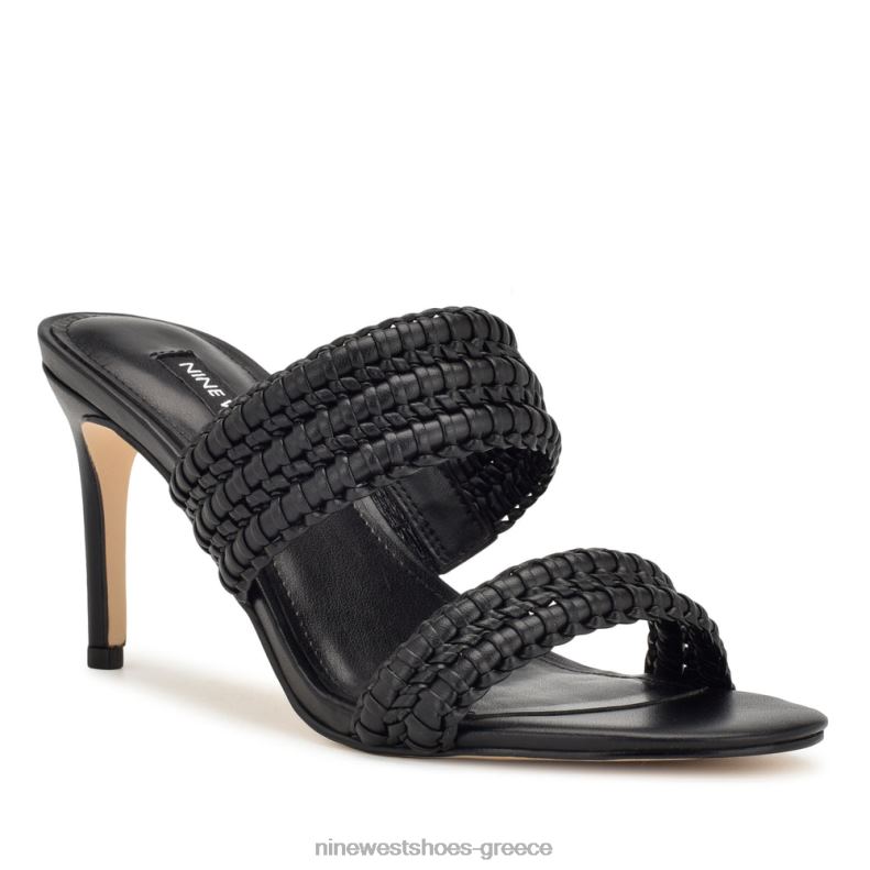 Nine West pause slide πέδιλα με τακούνι 2JJ4N135 μαύρος