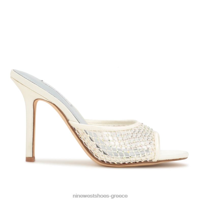 Nine West πέδιλα slide με iriep τακούνι 2JJ4N1079 πλέγμα από ελεφαντόδοντο - Κάντε κλικ στην εικόνα για κλείσιμο