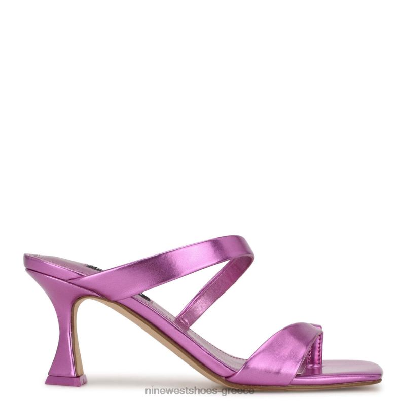 Nine West slide πέδιλα με τακούνι padma 2JJ4N392