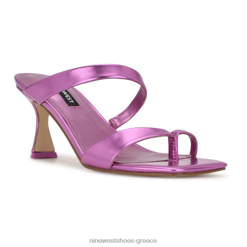 Nine West slide πέδιλα με τακούνι padma 2JJ4N392