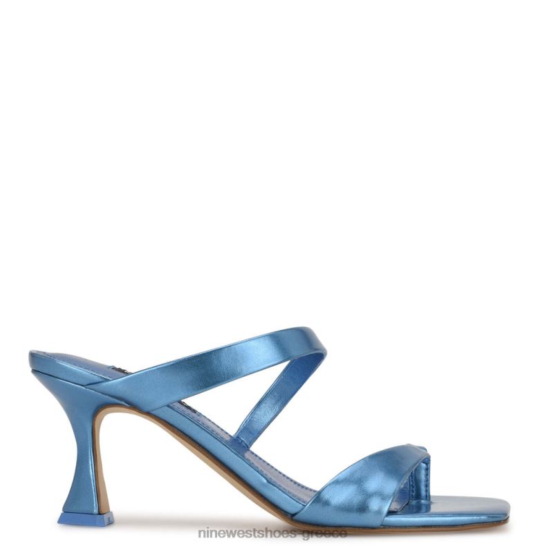 Nine West slide πέδιλα με τακούνι padma 2JJ4N393