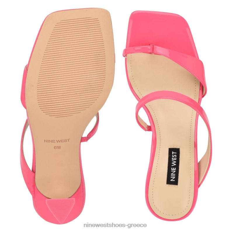 Nine West slide πέδιλα με τακούνι padma 2JJ4N401