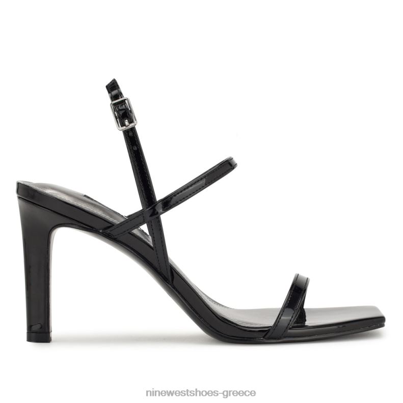 Nine West σανδάλια slingback με τακούνι olah 2JJ4N165 μαύρη πατέντα - Κάντε κλικ στην εικόνα για κλείσιμο