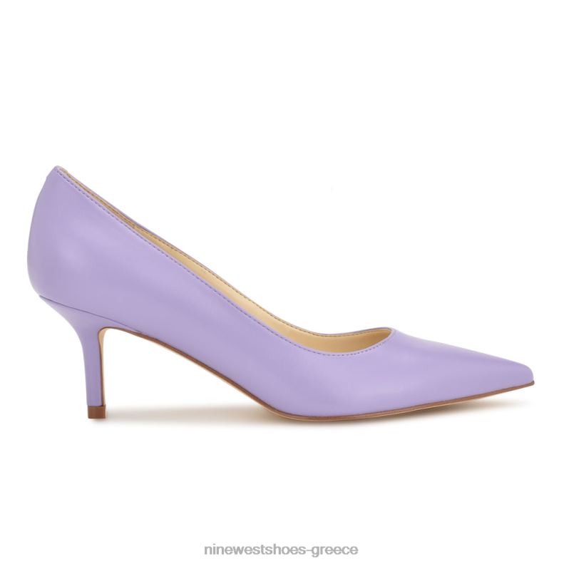 Nine West μυτερές αντλίες για τα δάχτυλα αρλέν 2JJ4N1157 ανοιχτό μωβ