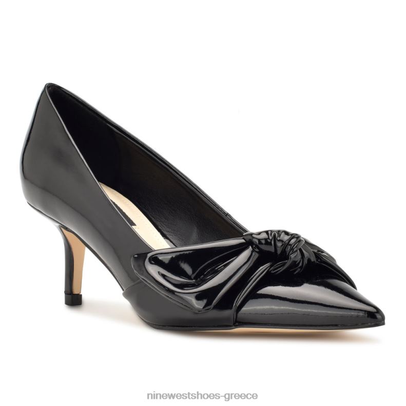 Nine West αντλίες φορέματος andee 2JJ4N1162 μαύρη πατέντα