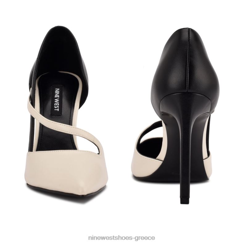 Nine West αντλία φορεμάτων δεκάδων 2JJ4N1521 chic κρεμ/μαύρο