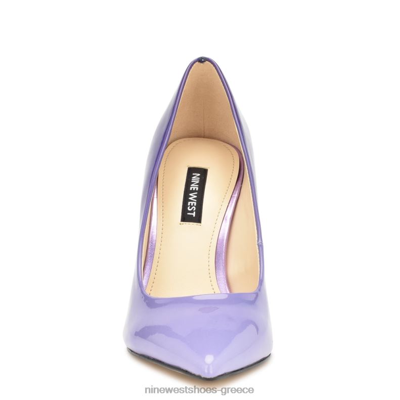 Nine West φρέσκες μυτερές αντλίες 2JJ4N1591 μωβ πατέντα ombre