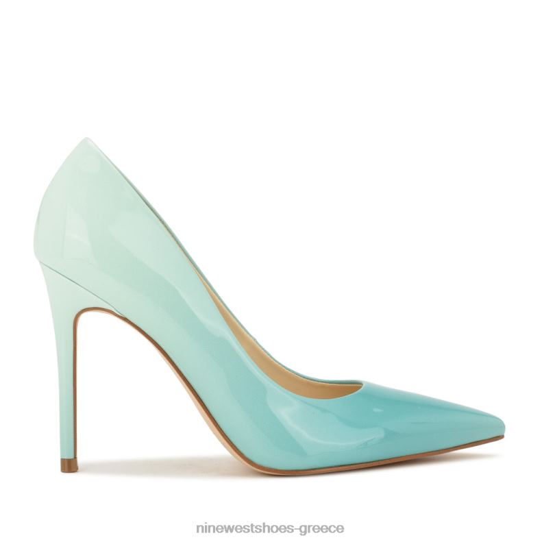 Nine West φρέσκες μυτερές αντλίες 2JJ4N1592 μπλε ombre πατέντα