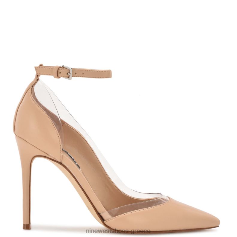 Nine West αντλίες ιμάντα αστραγάλου παγώματος 2JJ4N1659 ζεστό ρουζ