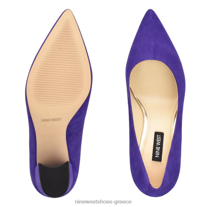 Nine West κάρα φόρεμα αντλίες 2JJ4N2144 μωβ σουέτ