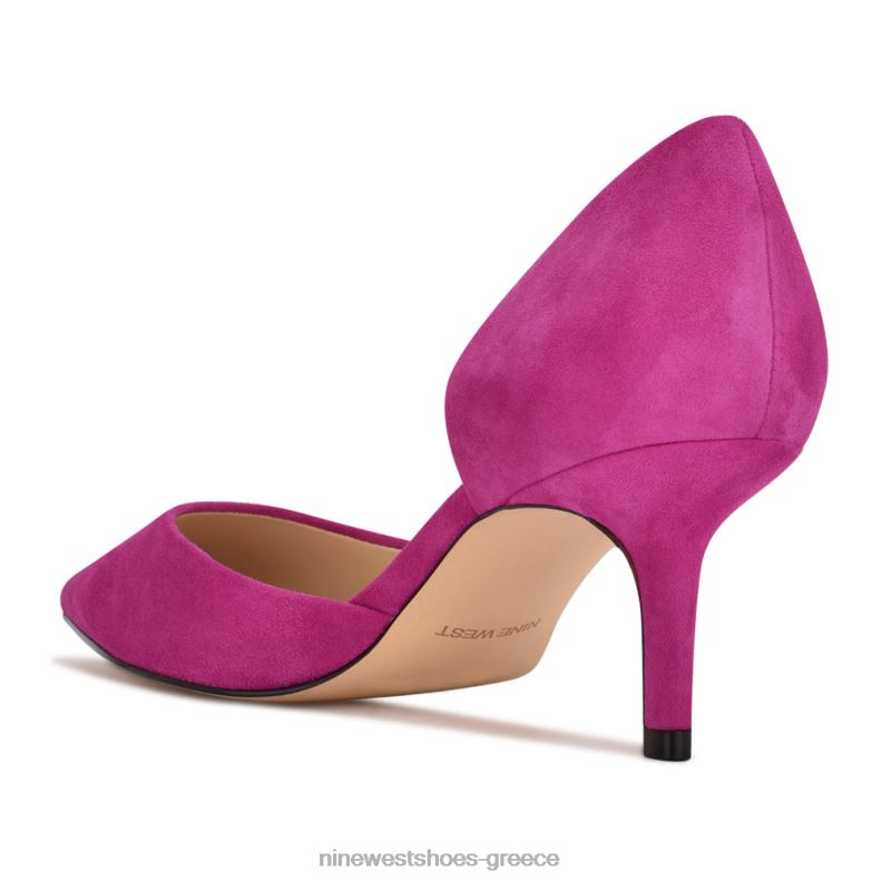 Nine West αντλίες με μυτερά δάχτυλα 2JJ4N2162 ροζ σουέτ